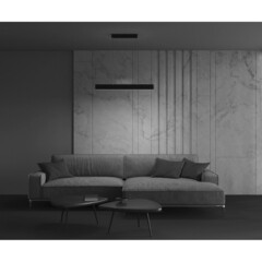 Светильник светодиодный подвесной Maytoni Step 4000К 23 Вт 8 кв.м черный IP20 (P010PL-L23B4K) - фото 2