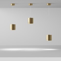 Светильник подвесной Maytoni Polar GX53 15 Вт 3 кв.м золото IP20 (P088PL-GX53-MG) - фото 6