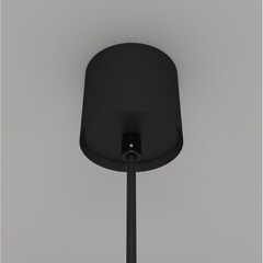 Светильник светодиодный подвесной Maytoni Luna 3000К 5 Вт 2 кв.м черный IP20 (P039PL-5W3K-20-B) - фото 5