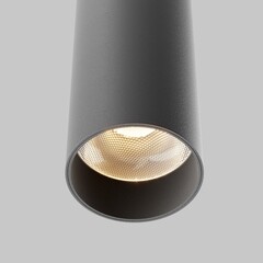 Светильник светодиодный подвесной Maytoni Focus Led 3000К 12 Вт 4 кв.м черный IP20 (P072PL-L12B3K-1) - фото 7