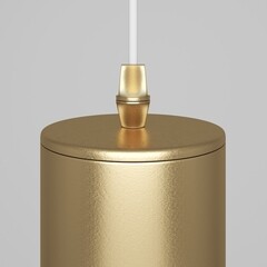 Светильник подвесной Maytoni Focus GU10 10 Вт 3 кв.м золото IP20 (P075PL-01MG) - фото 3