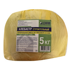 Гипс строительный алебастр Г-5 5 кг