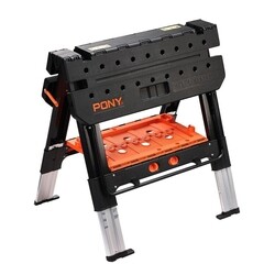 Верстак-козлы Pony Jorgensen 890 мм складные со струбцинами - фото 4