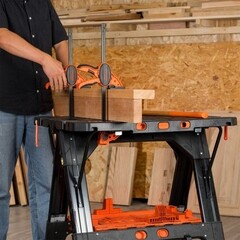 Верстак-козлы Pony Jorgensen 890 мм складные со струбцинами - фото 3