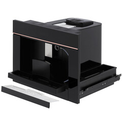 Кофемашина автоматическая встраиваемая Krona Onyx 45H Coffee BL Pink Gold черная - фото 12