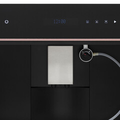 Кофемашина автоматическая встраиваемая Krona Onyx 45H Coffee BL Pink Gold черная - фото 9