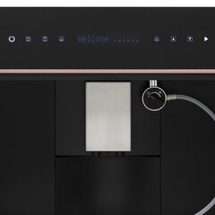 Кофемашина автоматическая встраиваемая Krona Onyx 45H Coffee BL Pink Gold черная - фото 2