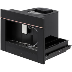 Кофемашина автоматическая встраиваемая Krona Onyx 45H Coffee BL Pink Gold черная - фото 1