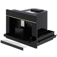 Кофемашина автоматическая встраиваемая Krona Onyx 45H Coffee BL Light Gold черная - фото 10