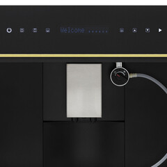 Кофемашина автоматическая встраиваемая Krona Onyx 45H Coffee BL Light Gold черная - фото 3