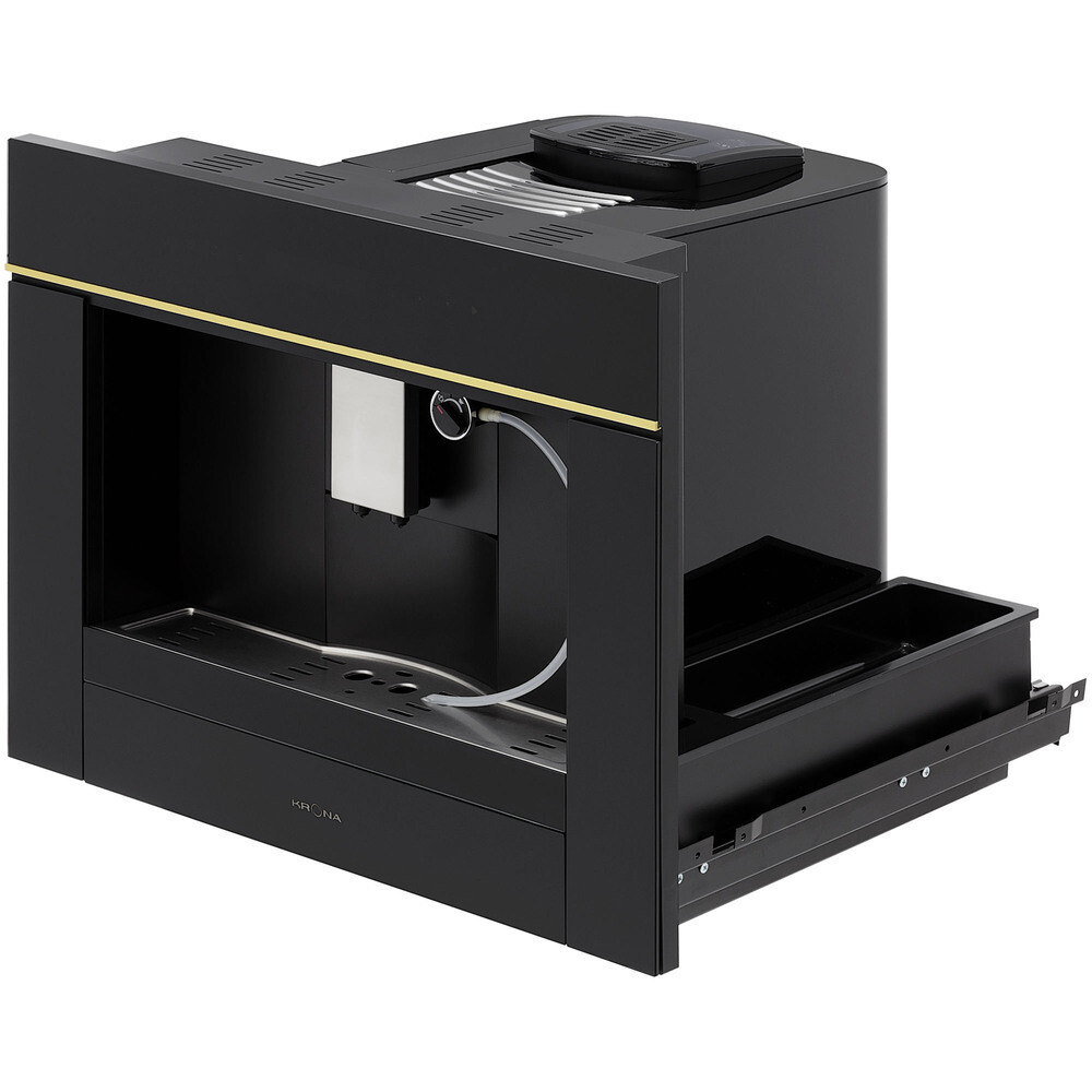 

Кофемашина автоматическая встраиваемая Krona Onyx 45H Coffee BL Light Gold черная