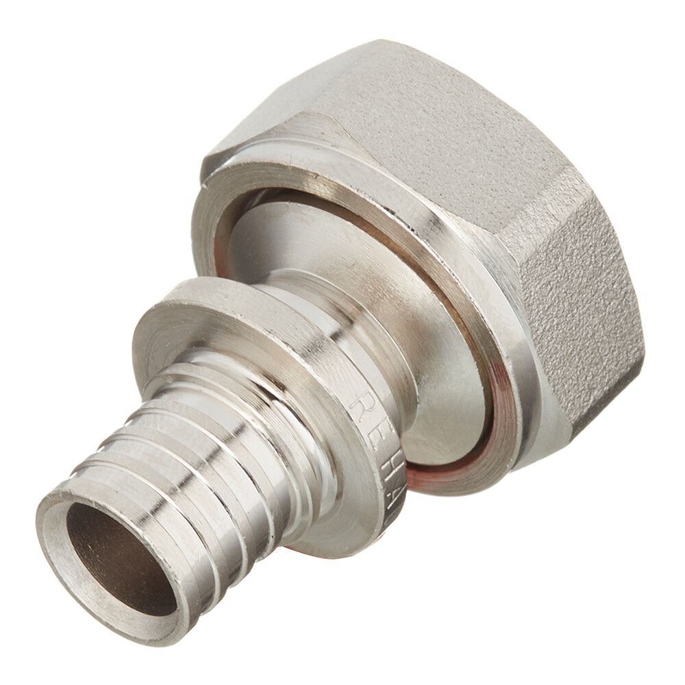 Изображение товара Соединитель прямой Rehau латунь 16 мм х 3/4 EK ВР Германия