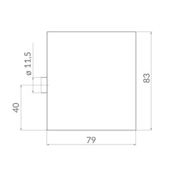 Замок навесной Punto PK-1490 - фото 2