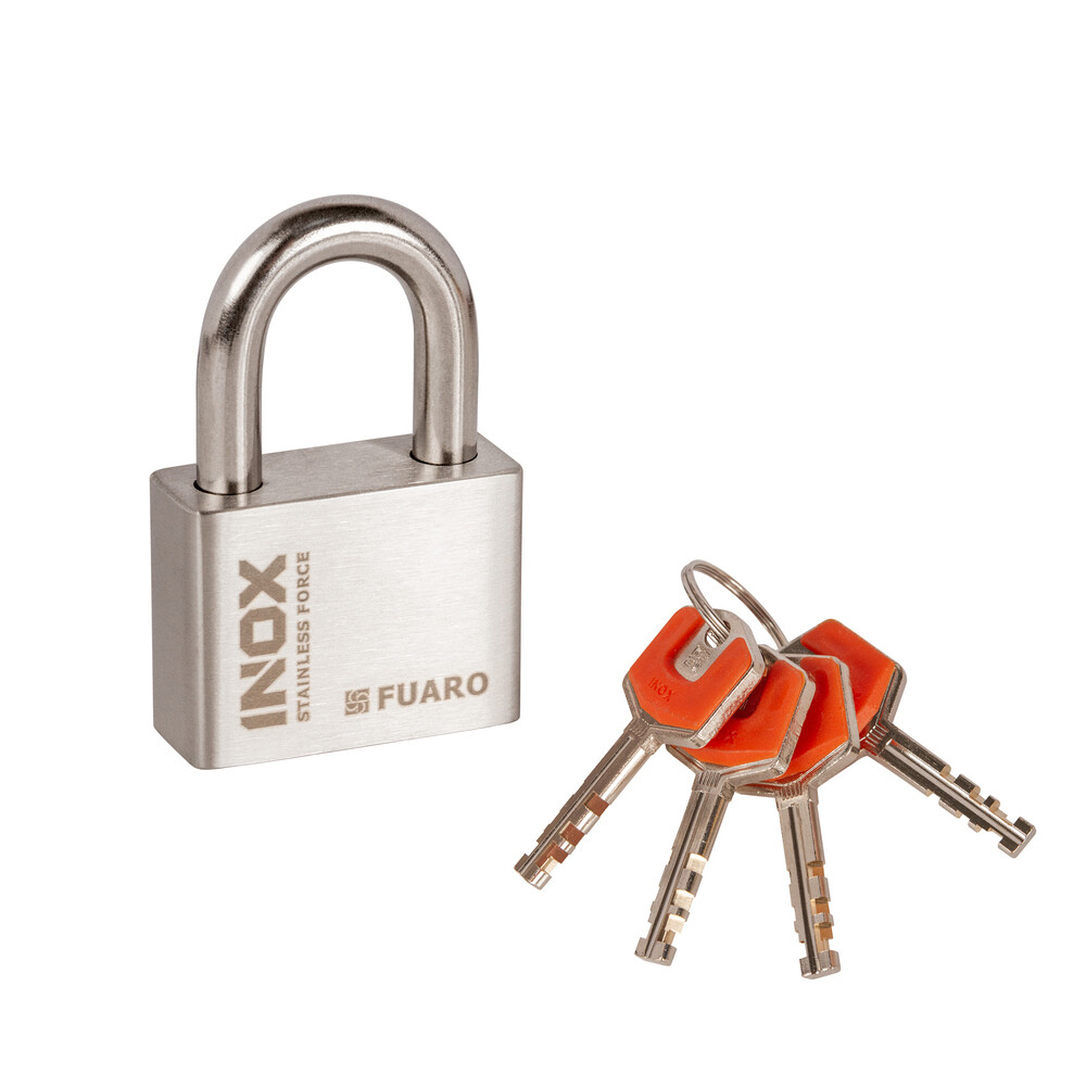 

Замок навесной Fuaro PL-Inox Force IF-50, Сталь