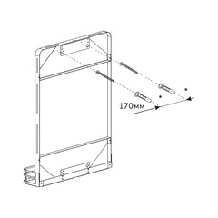 Зеркало с полкой прямоугольное 50х70 см в раме белой Ulitka Malta (74104132) - фото 3