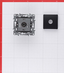 Розетка телевизионная Legrand Etika встраиваемая антрацит (672651) - фото 2