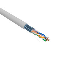 Интернет-кабель (витая пара) F/UTP CAT5e 4х2х0,48 мм экранированный CU PVC Proconnect серый