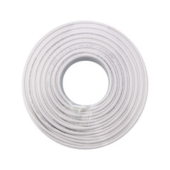 Кабель коаксиальный телевизионный RG 6 1х6,8 мм экранированный CCS PVC Proconnect белый - фото 3