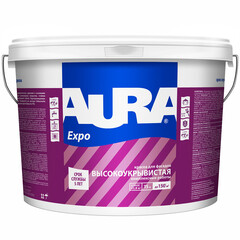 Краска фасадная Aura Fasad Expo акриловая база А белая 15 л - фото 8