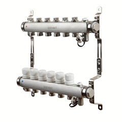 Коллекторная группа Sanext 1 ВР(г) х 6 выходов 3/4 НР(ш) ЕК х 1 ВР(г) - фото 5