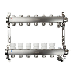 Коллекторная группа Sanext 1 ВР(г) х 6 выходов 3/4 НР(ш) ЕК х 1 ВР(г) - фото 4