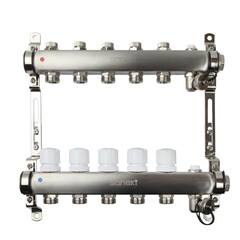 Коллекторная группа Sanext 1 ВР(г) х 5 выходов 3/4 НР(ш) ЕК х 1 ВР(г) - фото 3