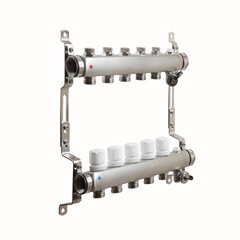 Изображение товара Коллекторная группа Sanext 1 ВР(г) х 5 выходов 3/4 НР(ш) ЕК х 1 ВР(г)