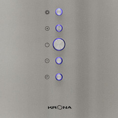 Кухонная вытяжка цилиндрическая Krona Tina 350 Metallic 3P 35 см cеребро - фото 9