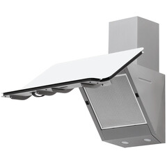 Кухонная вытяжка наклонная Krona Saturn 600 DN White 4S 59,5 см белая - фото 13