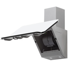 Кухонная вытяжка наклонная Krona Saturn 600 DN White 4S 59,5 см белая - фото 10