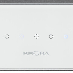 Кухонная вытяжка наклонная Krona Saturn 600 DN White 4S 59,5 см белая - фото 7