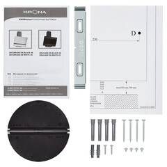 Кухонная вытяжка наклонная Krona Uran 600 DN White 4S 59,5 см белая - фото 2