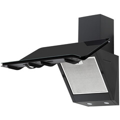 Кухонная вытяжка наклонная Krona Saturn 600 DN Black 4S 59,5 см черная - фото 7