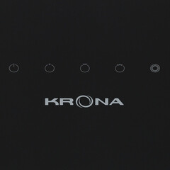 Кухонная вытяжка наклонная Krona Uran 600 Dn Black 4S 59,5 см черная - фото 4