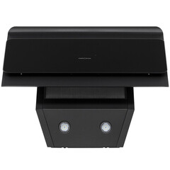 Кухонная вытяжка наклонная Krona Uran 600 Dn Black 4S 59,5 см черная - фото 3