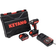 Гайковерт ударный аккумуляторный бесщеточный Keyang IW18BLA 18 В 5 Ач Li-Ion 2 АКБ и ЗУ - фото 7