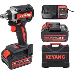 Гайковерт ударный аккумуляторный бесщеточный Keyang IW20BLH-315 set 18 В 5 Ач Li-Ion 2 АКБ и ЗУ - фото 3