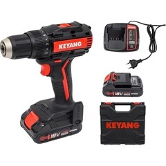 Шуруповерт аккумуляторный бесщеточный Keyang DD18BL-W (Set) 18 В 2 Ач Li-Ion 2 АКБ и ЗУ - фото 3