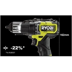 Дрель-шуруповерт аккумуляторная бесщеточная Ryobi One+ RDD18C-0 18 В без АКБ и ЗУ (16553049) - фото 3