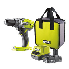 Дрель-шуруповерт аккумуляторная Ryobi One+ R18DD3-120S 18 В 2 Ач Li-Ion 1 АКБ и ЗУ (15642340) - фото 5