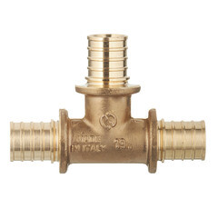 Тройник Stout 20 х 20 х 20 мм латунный (SFA-0013-000020) - фото 1