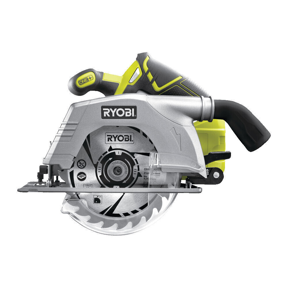 

Пила дисковая аккумуляторная Ryobi One+ R18CS 18 В d165 мм без АКБ и ЗУ (15505193)