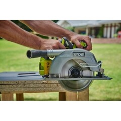 Пила дисковая аккумуляторная Ryobi One+ R18CS7 18 В d184 мм без АКБ и ЗУ (15642343) - фото 6
