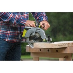 Пила дисковая аккумуляторная Ryobi One+ R18CS7 18 В d184 мм без АКБ и ЗУ (15642343) - фото 3
