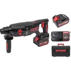 Перфоратор аккумуляторный Keyang HD20BLH-26V 18 В 2,5 Дж 5 Ач Li-Ion SDS-plus 2 АКБ и ЗУ (30684260) - фото 9