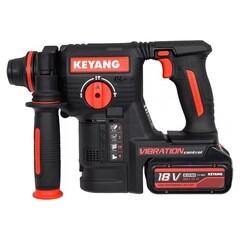 Изображение товара Перфоратор аккумуляторный Keyang HD20BLH-24T 18 В 3 Дж 5 Ач Li-Ion SDS-plus 2 АКБ и ЗУ (30684272)