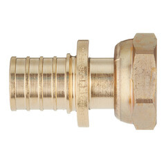 Соединитель прямой Stout 20 мм х 1/2 ВР(г) с накидной гайкой латунный (SFA-0019-002012) - фото 3