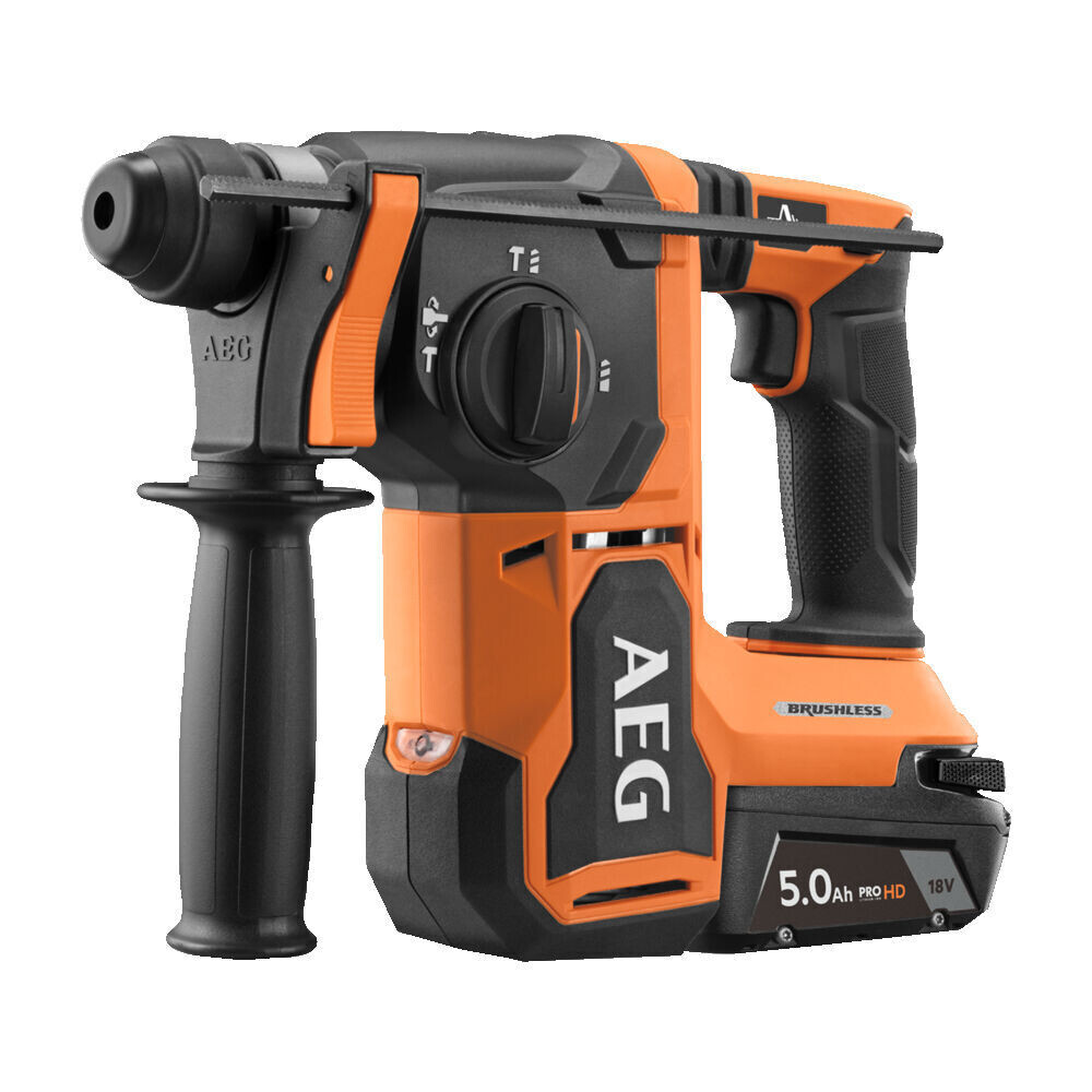 

Перфоратор аккумуляторный AEG BBH18BL2-502C 18 В 3 Дж 5 Ач Li-Ion SDS-plus 2 АКБ и ЗУ (24424623)