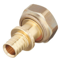 Соединитель прямой Stout 16 мм х 3/4 ВР(г) с накидной гайкой латунный (SFA-0019-001634) - фото 4