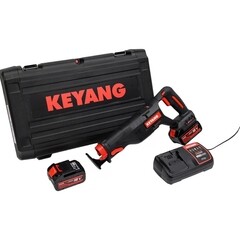 Пила сабельная аккумуляторная Keyang RS20BLH-30V 18 В 5 Ач Li-Ion 2 АКБ и ЗУ (30684248) - фото 3